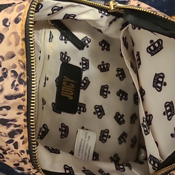 Juicy Couture Cheetah Print Bookbag - Picture 3 of 6